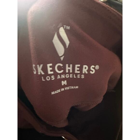 Skechers Go Walk High-Waisted Straight-Leg Yoga Pants – Plum, Size M - Picture 5 of 5